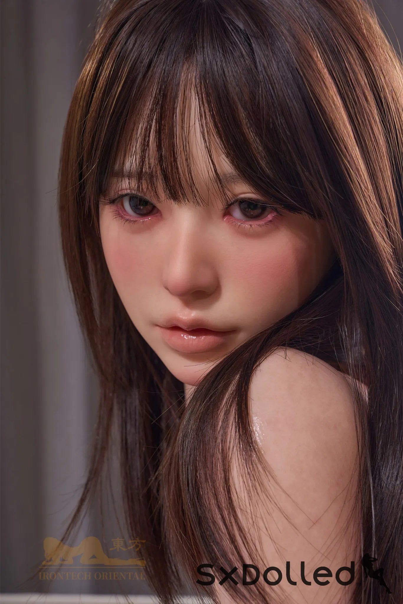 Yuna D (E-Cup) (153cm) | Thick Curvy Asian Sex Doll | Irontech Doll E-Cup / 153cm / Brunette Sex Doll