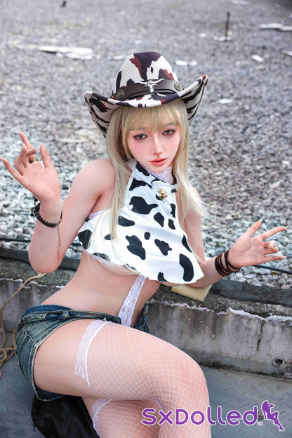 Yusi A (H-Cup) (160cm) | Blonde Cowgirl Sex Doll | XYColo Doll - H-Cup / 160cm / Blonde - Sex Doll
