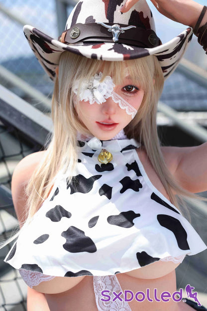 Yusi A (H-Cup) (160cm) | Blonde Cowgirl Sex Doll | XYColo Doll - H-Cup / 160cm / Blonde - Sex Doll