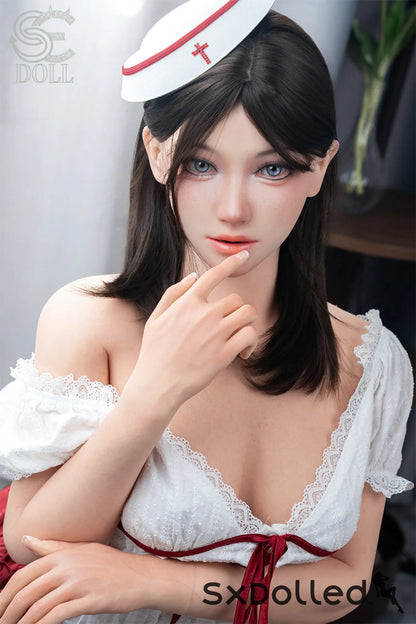 Yuuka.K (C-Cup) (163cm) | Freckled Nurse Cosplay Sex Doll | SE Doll C-Cup / 163cm / Black Sex Doll