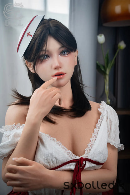 Yuuka.K (C-Cup) (163cm) | Freckled Nurse Cosplay Sex Doll | SE Doll C-Cup / 163cm / Black Sex Doll