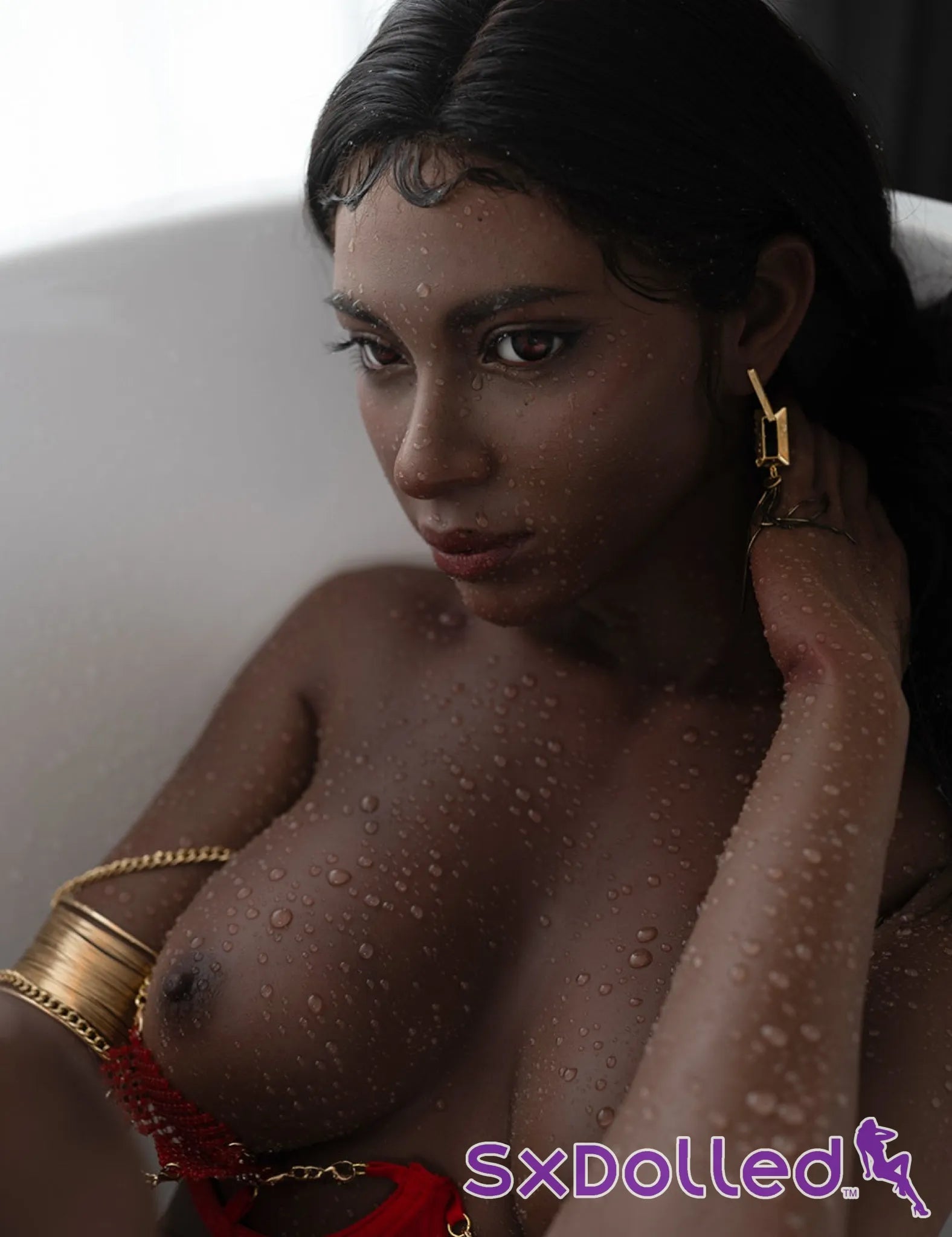 Zaria B (C-Cup) (170cm) | Ebony Sex Doll with Moles | Top CY Doll C-Cup / 170cm / Brunette Sex Doll
