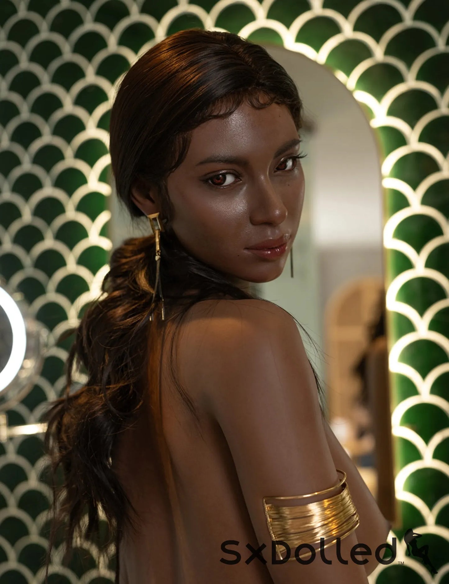 Zaria B (C-Cup) (170cm) | Ebony Sex Doll with Moles | Top CY Doll C-Cup / 170cm / Brunette Sex Doll