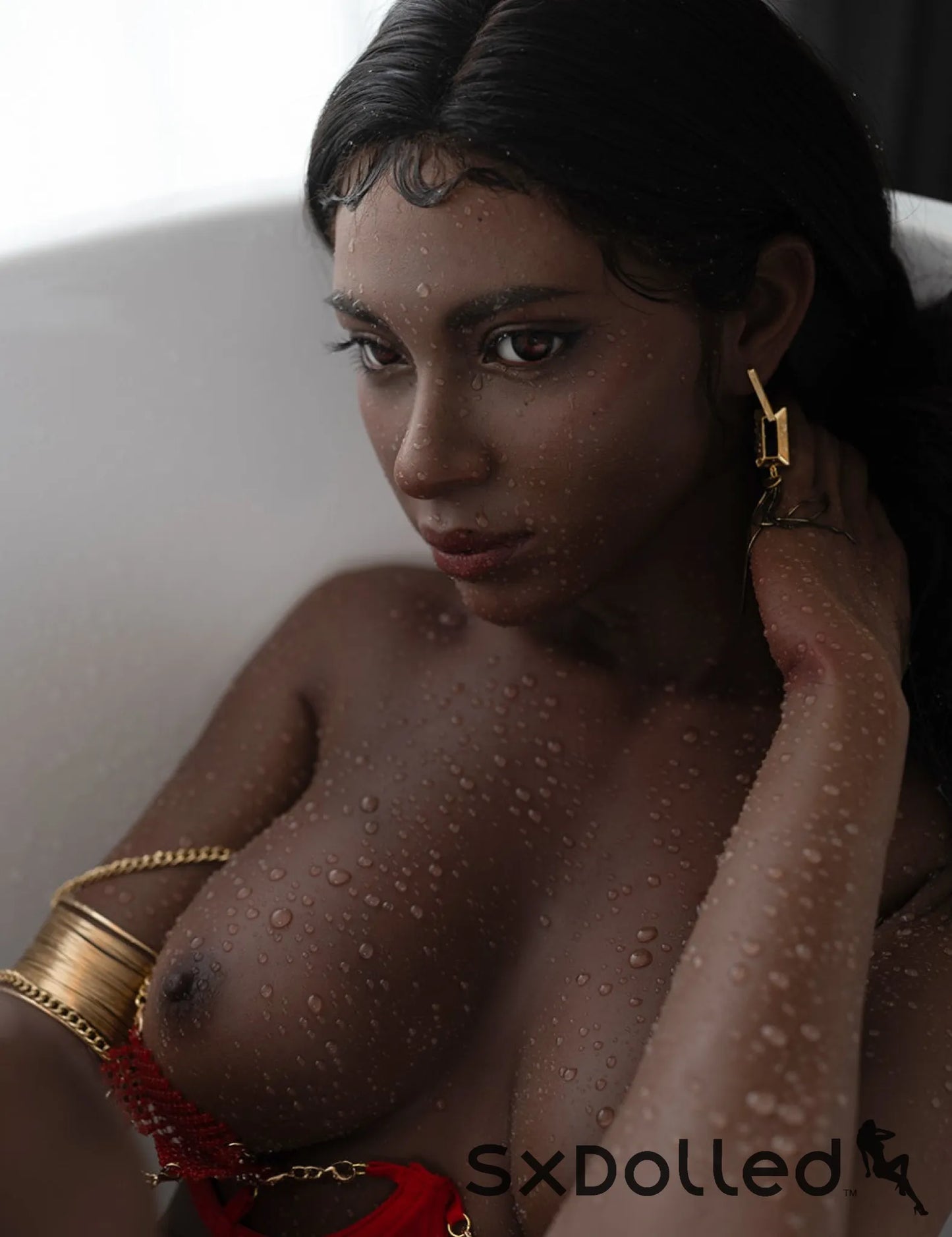 Zaria B (C-Cup) (170cm) | Ebony Sex Doll with Moles | Top CY Doll C-Cup / 170cm / Brunette Sex Doll