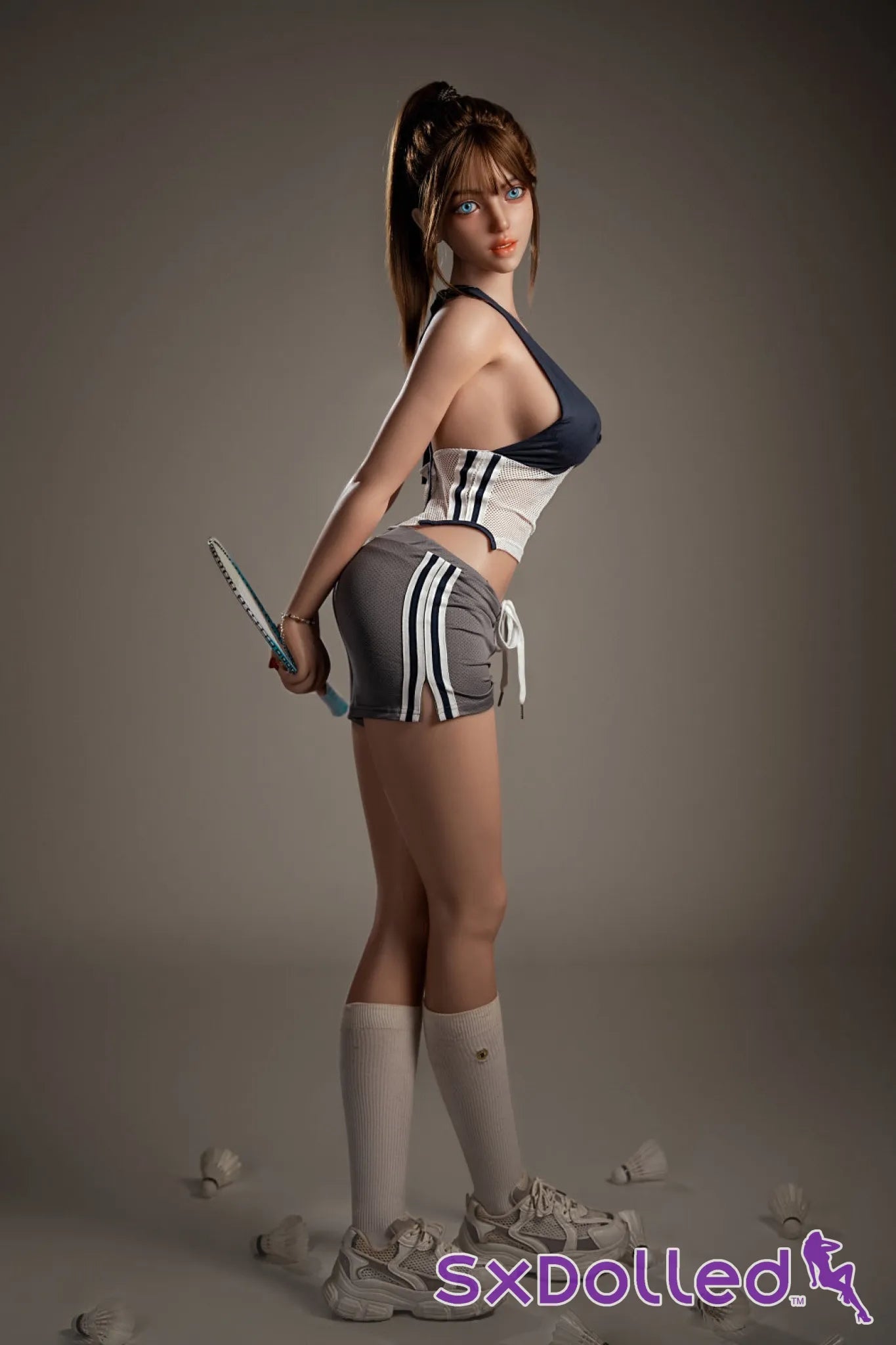 Zeki (E-Cup) (163cm) | Young Badminton Champion Sex Doll | HR Doll - E-Cup / 163cm / Brunette - Sex Doll