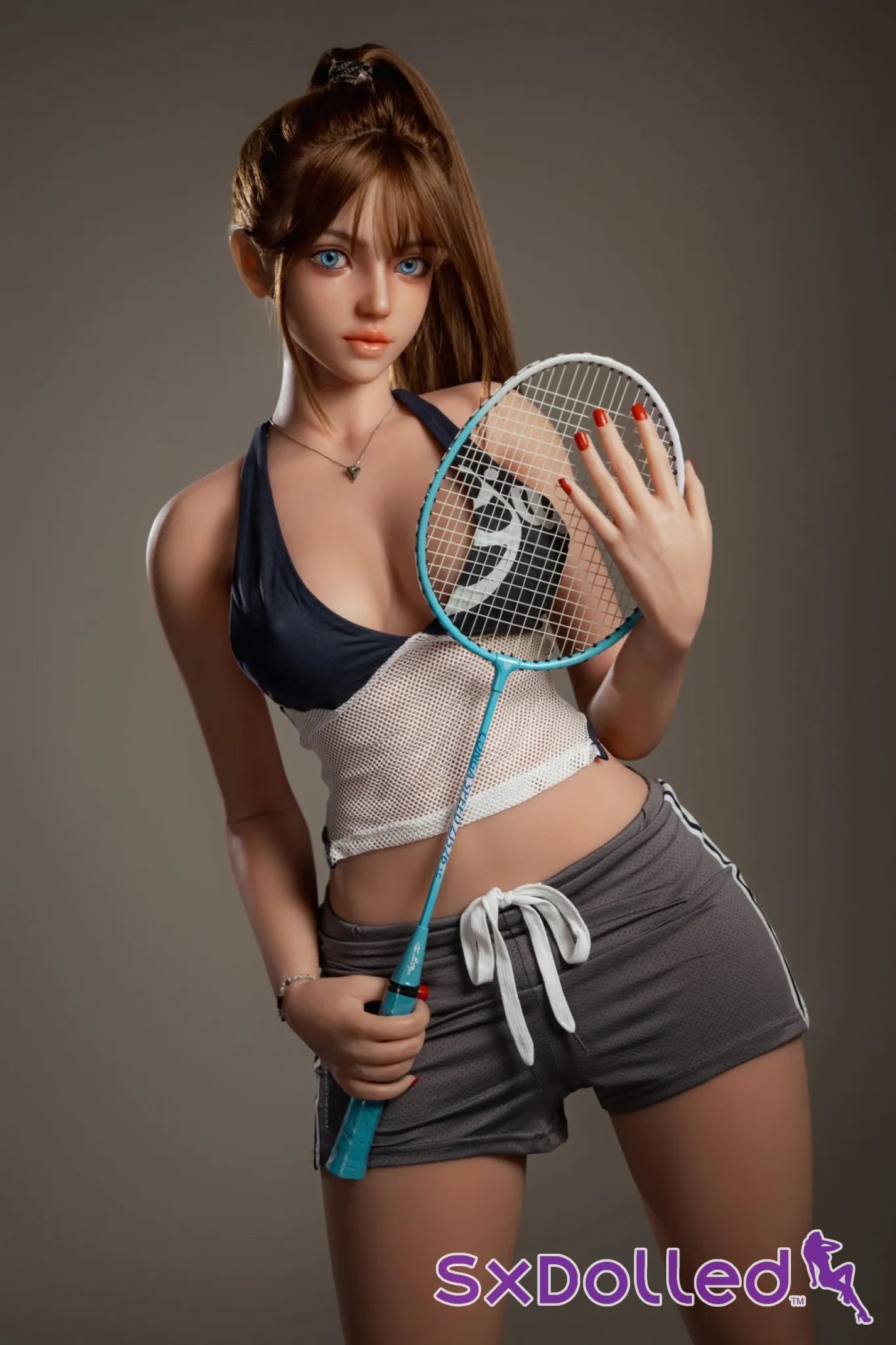 Zeki (E-Cup) (163cm) | Young Badminton Champion Sex Doll | HR Doll - E-Cup / 163cm / Brunette - Sex Doll