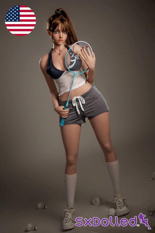 Zeki (E-Cup) (163cm) | Young Badminton Champion Sex Doll | HR Doll - E-Cup / 163cm / Brunette - Sex Doll