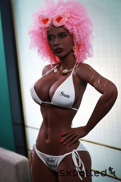 Zelitha (H-Cup) (162cm) | Slim Pink Afro Ebony Sex Doll | Fire Doll H-Cup / 162cm / Pink Sex Doll