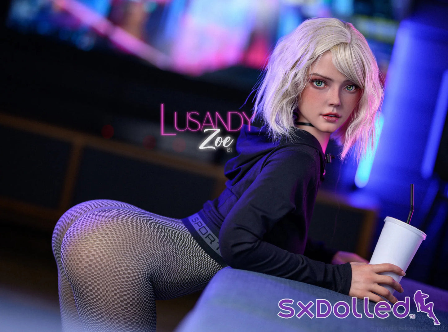 Zoe A (D-Cup) (161cm) | Curvy Digital Hacker Sex Doll | Lusandy - D-Cup / 161cm / Blonde - Sex Doll