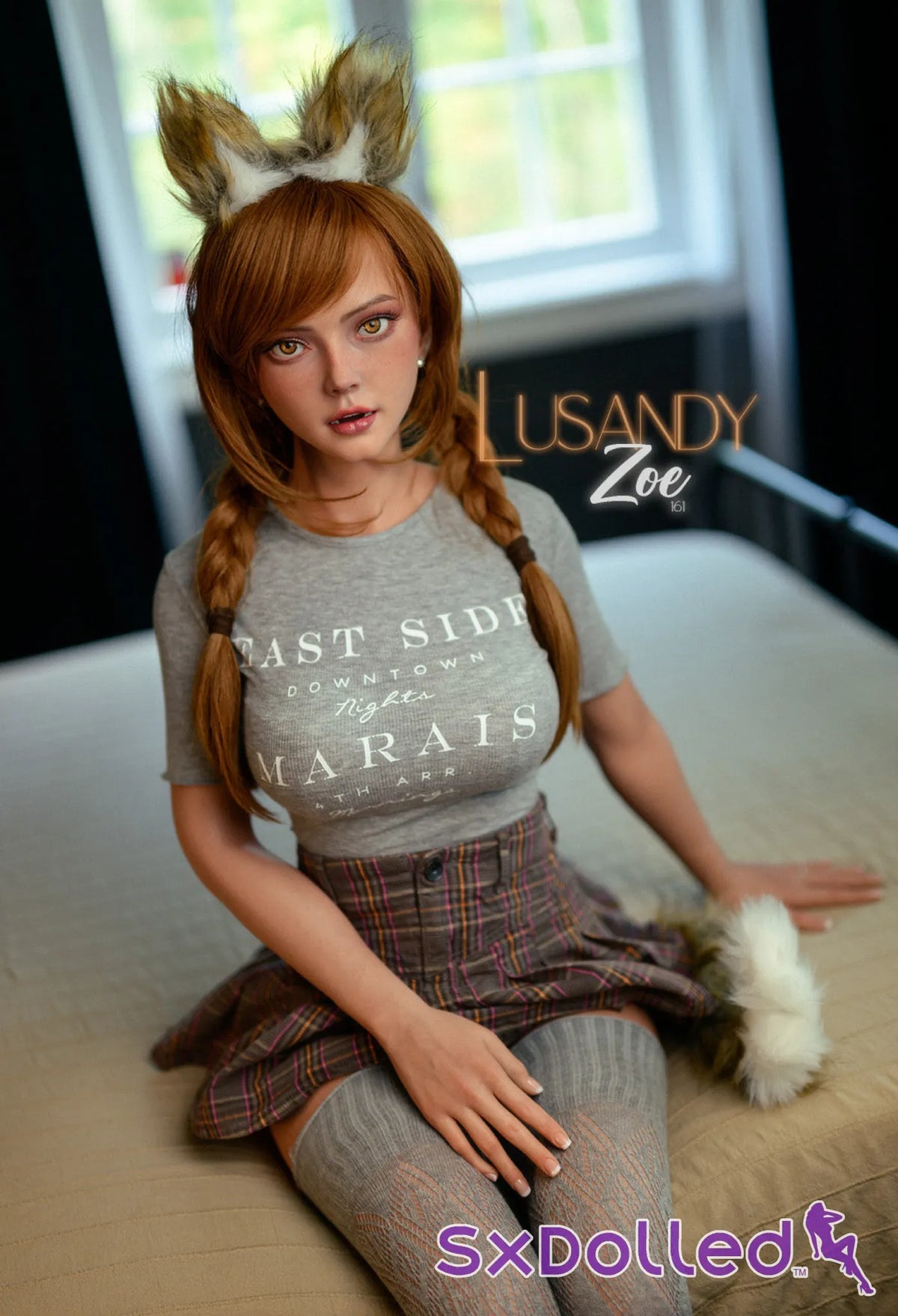 Zoe B (D-Cup) (161cm) | Curvy Outdoor Girl Sex Doll | Lusandy - D-Cup / 161cm / Brunette - Sex Doll
