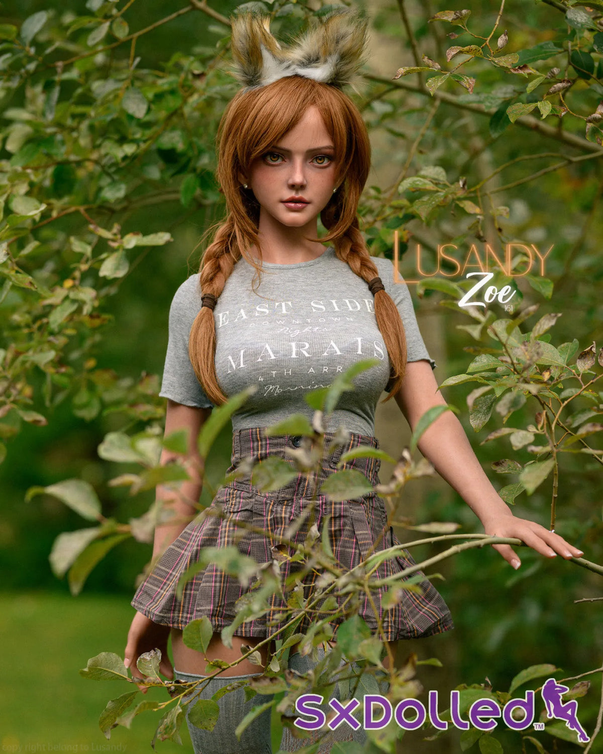Zoe B (D-Cup) (161cm) | Curvy Outdoor Girl Sex Doll | Lusandy - D-Cup / 161cm / Brunette - Sex Doll