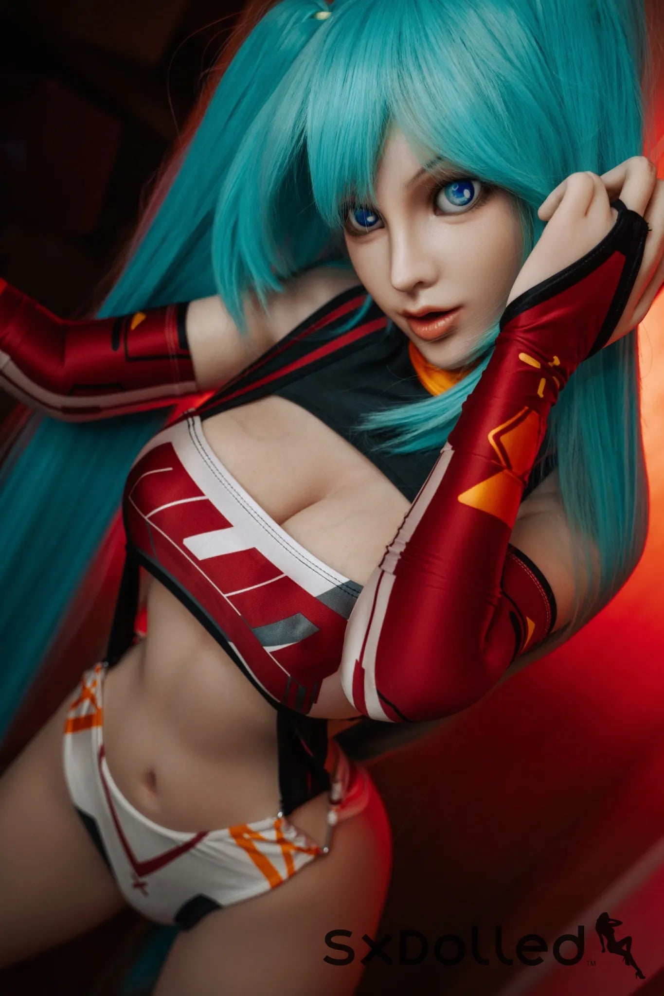 Zorienne (F-Cup) (158cm) | Blue Hair Pear Sex Doll | Orangein Doll F-Cup / 158cm / Blue Sex Doll