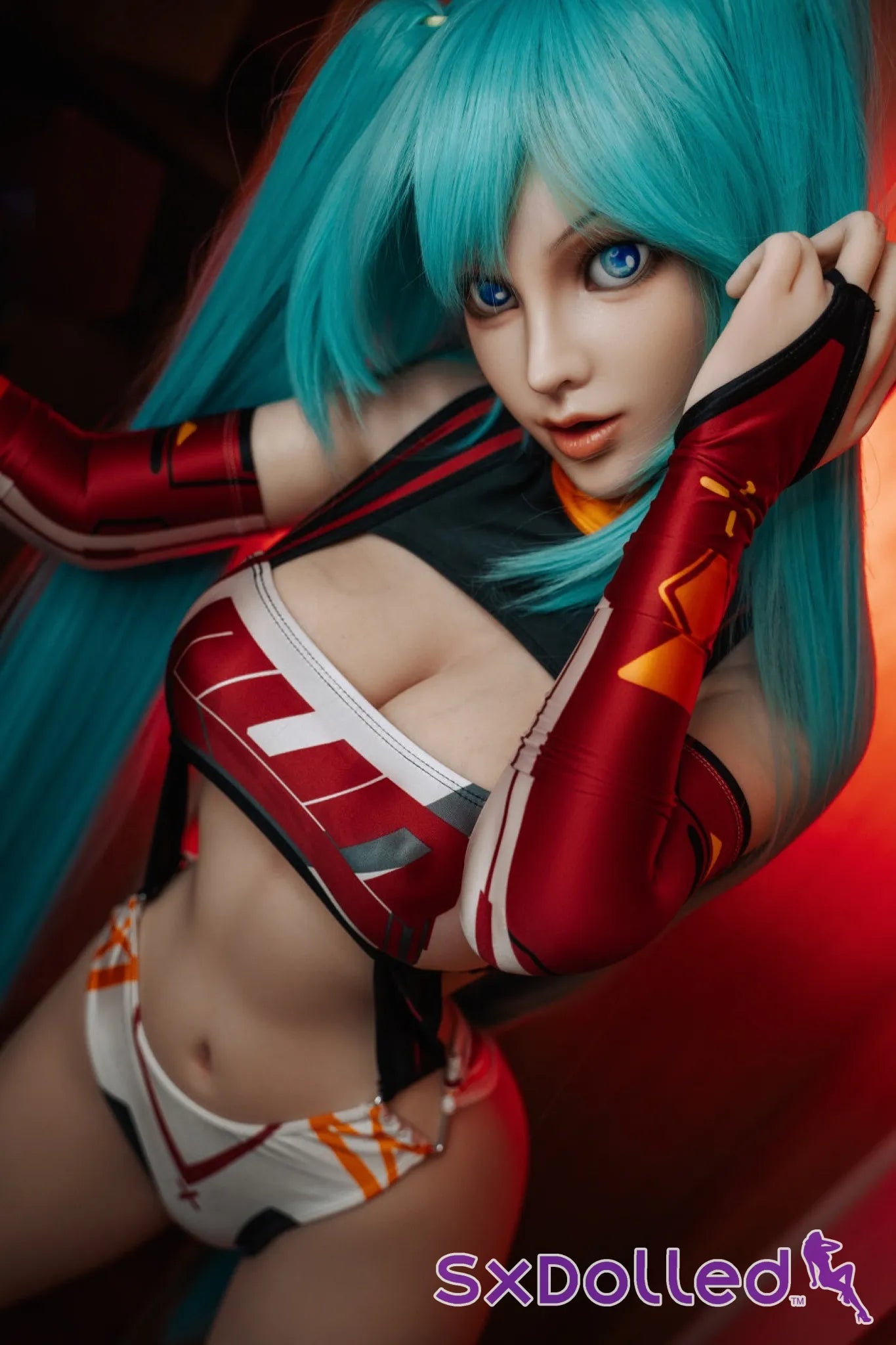Zorienne (F-Cup) (158cm) | Blue Hair Pear Sex Doll | Orangein Doll F-Cup / 158cm / Blue Sex Doll