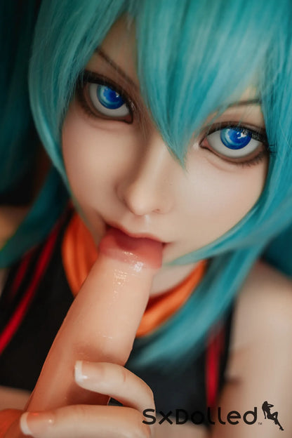 Zorienne (F-Cup) (158cm) | Blue Hair Pear Sex Doll | Orangein Doll F-Cup / 158cm / Blue Sex Doll