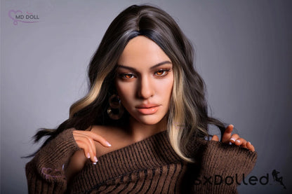 Zuri A (H-Cup) (162cm) | Latina Curvaceous Plump Sex Doll | MD Doll H-Cup / 162cm / Brunette Sex Doll