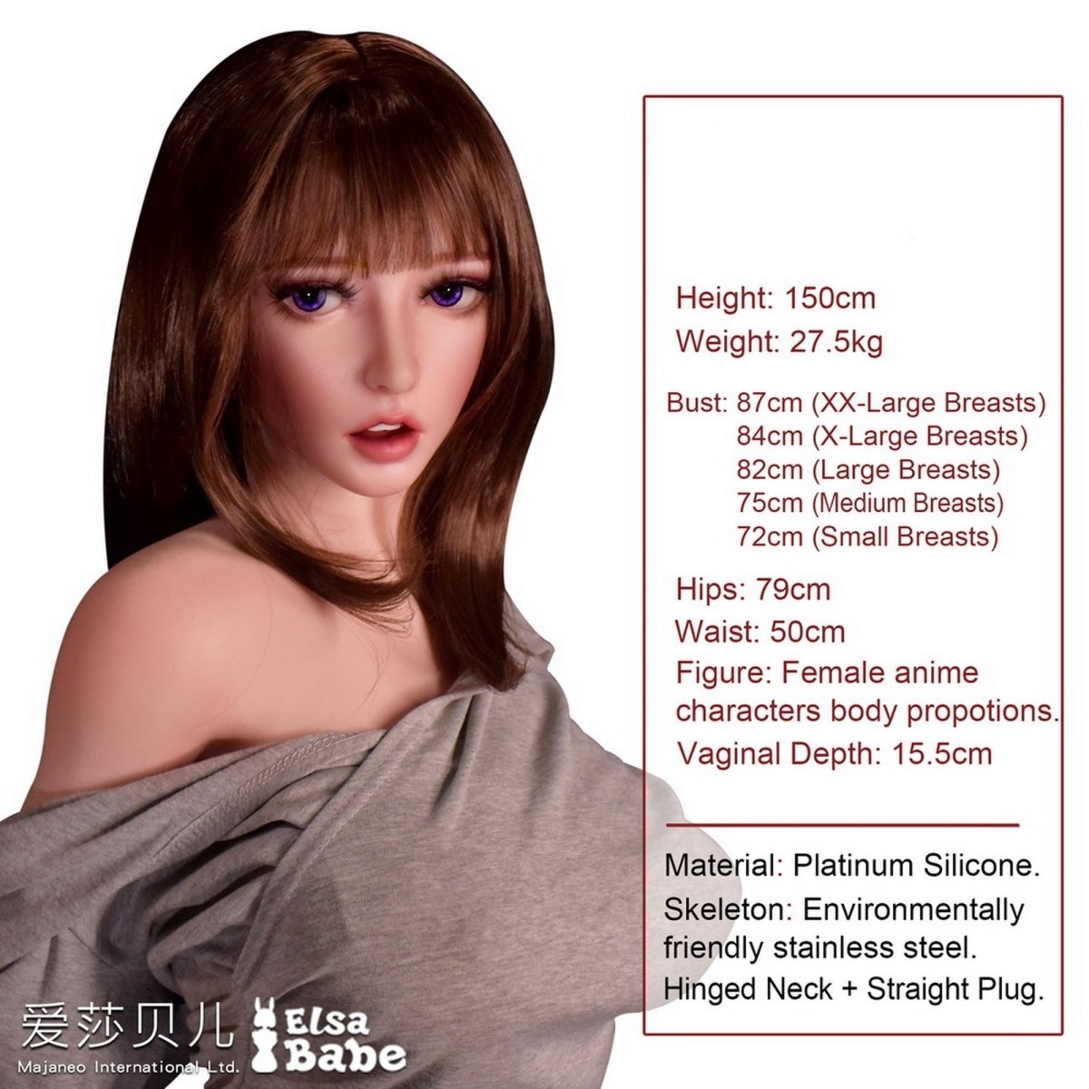 Shino (D-Cup) (150cm) | Sex Doll - SxDolled - Sex Doll